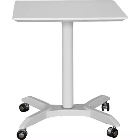 Picture of SYLEX HELSINKI HEIGHT ADJUSTABLE MOBILE LAPTOP DESK 600 X 600MM WHITE