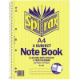 Picture of SPIRAX 605 2 SUBJECT NOTEBOOK 7MM RULED SPIRAL BOUND 250 PAGE A4