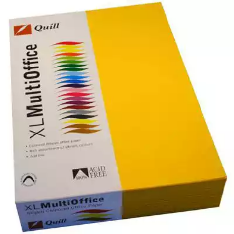 Picture of QUILL XL MULTIOFFICE COLOURED A4 COPY PAPER 80GSM SUNSHINE PACK 500 SHEETS