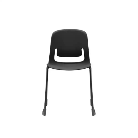 Picture of SYLEX PALLETE CHAIR NO ARMS BLACK SLED FRAME BLACK SEAT