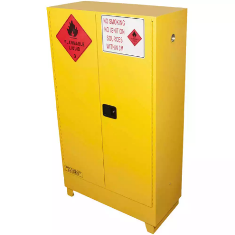 Picture of BRADY FLAMMABLE LIQUID STORAGE CABINET VALUE 250 LITRE YELLOW