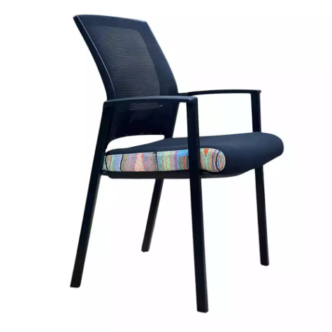 Picture of ORANGE DUST DARWIN VISITOR CHAIR 505 X 450 X 875MM ROCK BLACK