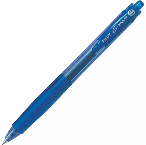 Picture of PILOT BEGREEN G-KNOCK RETRACTABLE GEL INK PEN 0.7MM BLUE