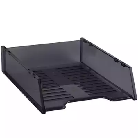 Picture of ITALPLAST MULTI FIT DOCUMENT TRAY A4 TINTED GREY