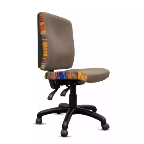 Picture of ORANGE DUST SPECTRUM KATHERINE OFFICE CHAIR MEDIUM BACK 510 X 450 X 910MM MIST GREY