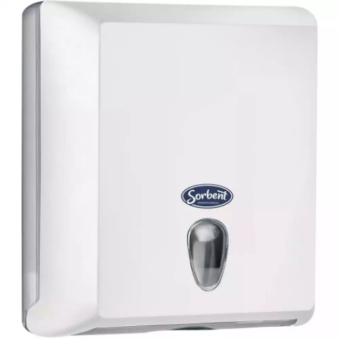 Picture of SORBENT PROFESSIONAL INTERLEAVE HAND TOWEL DISPENSER WHITE