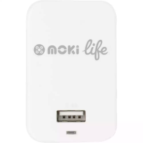 Picture of MOKI LIFE USB WALL CHARGER WHITE