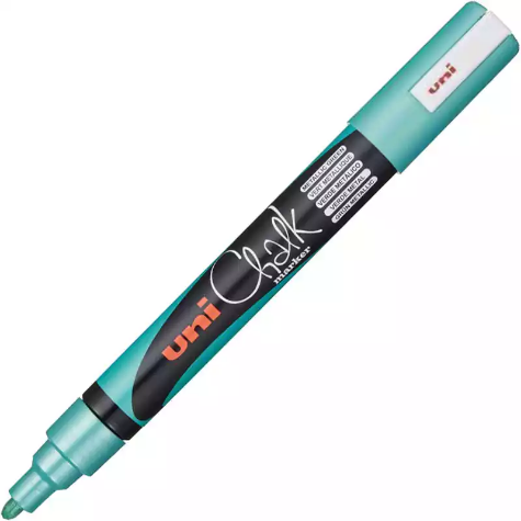 Picture of UNI-BALL CHALK MARKER BULLET TIP 2.5MM METALLIC GREEN