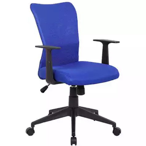 Picture of ASHLEY TYPIST CHAIR MEDIUM MESH BACK ARMS ROYAL BLUE