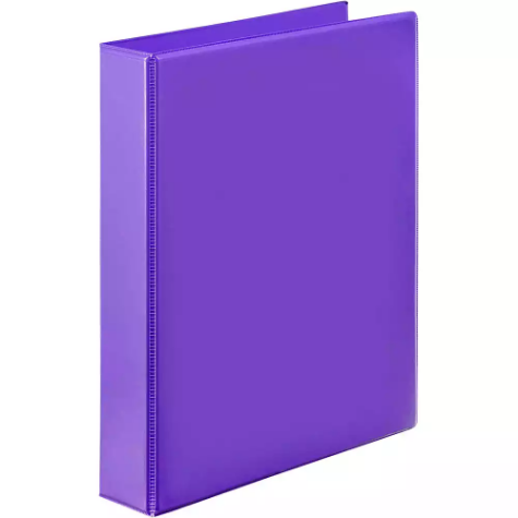 Picture of MARBIG CLEARVIEW INSERT RING BINDER 2D 25MM A4 PURPLE