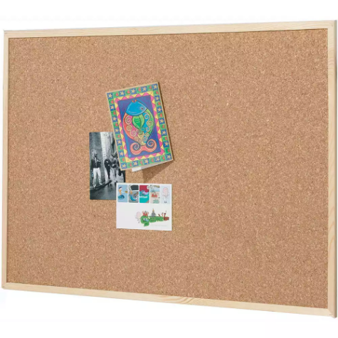 Picture of QUARTET ECONOMY CORKBOARD 600 X 450MM PINE FRAME