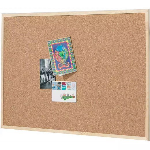 Picture of QUARTET ECONOMY CORKBOARD 600 X 450MM PINE FRAME