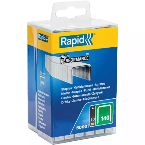 Picture of RAPID HIGH PERFORMANCE STAPLES 140/10 BOX 5000