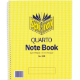 Picture of SPIRAX 593 NOTEBOOK 8MM RULED SPIRAL BOUND SIDE OPEN 120 PAGE QUARTO 252 X 200MM