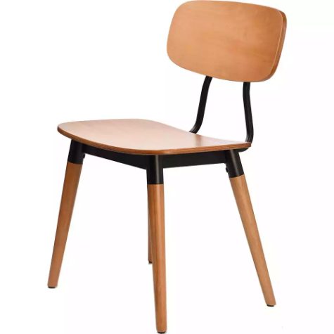 Picture of FELIX CHAIR PLY SEAT LANCASTER OAK BLACK FRAME