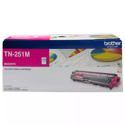 Picture of BROTHER TN251M TONER CARTRIDGE MAGENTA