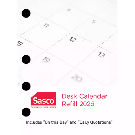 Picture of SASCO SHCR  DESK CALENDAR REFILL SIDE PUNCH