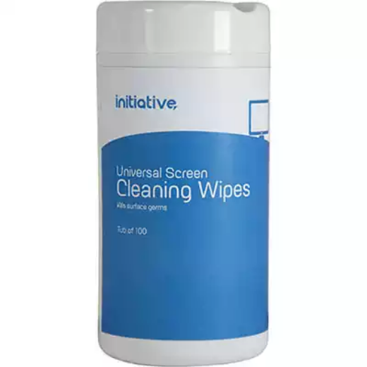 Picture of INITIATIVE UNIVERSAL SCREEN CLEANING WIPES TUB 100