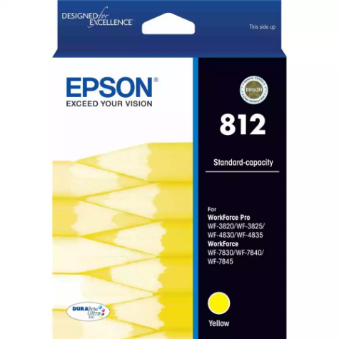 Picture of EPSON 812 INK CARTRIDGE YELLOW