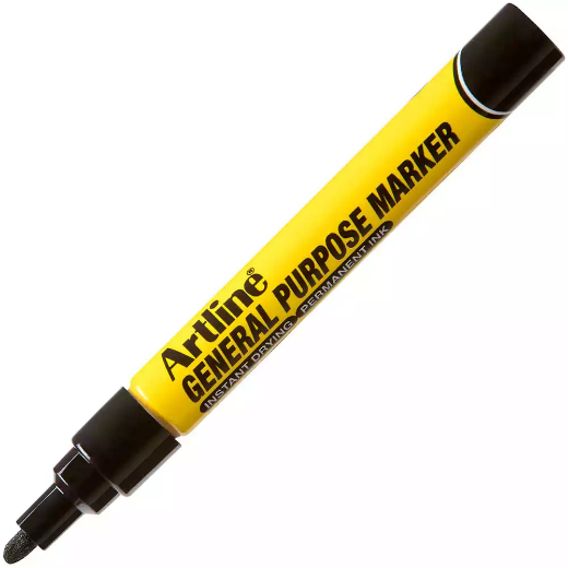 Picture of ARTLINE GENERAL PURPOSE PERMANENT MARKER BULLET 1.5MM BLACK