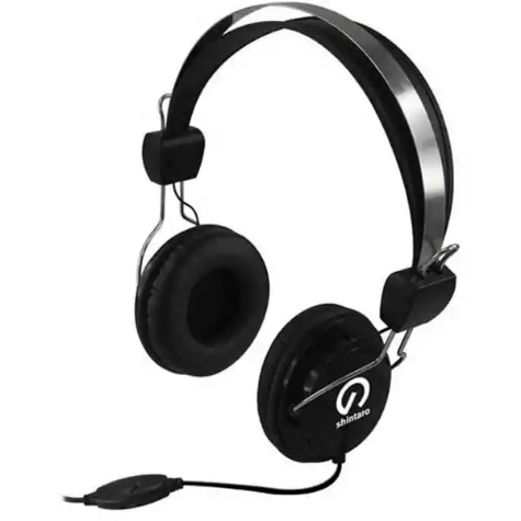 Picture of SHINTARO MULTIMEDIA HEADSET WITH INLINE MICROPHONE BLACK