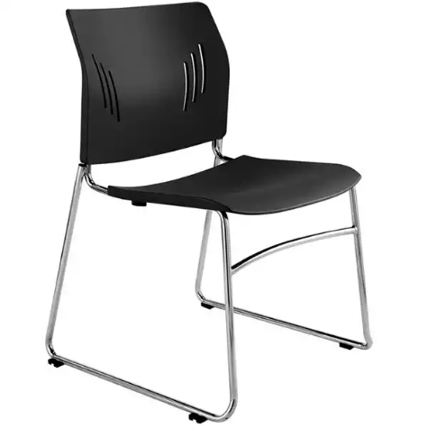 Picture of STEELCO ACE VISITOR CHAIR SLED BASE BLACK