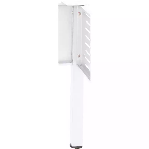 Picture of RAPID SPAN CORNER WORKSTATION SQUARE POLE WHITE SATIN