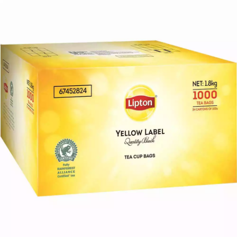 Picture of LIPTON QUALITY STRING AND TAG TEA BAGS BOX 100