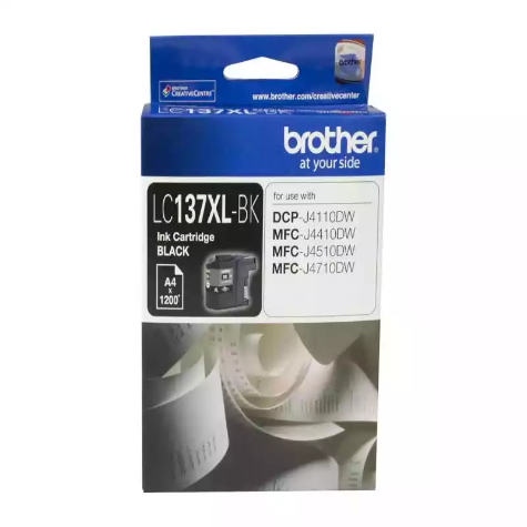 Picture of BROTHER LC137XLBK INK CARTRIDGE HIGH YIELD BLACK