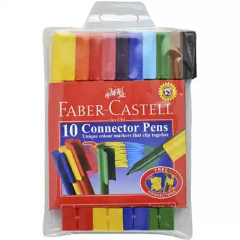 Picture of FABER-CASTELL CONNECTOR PEN ASSORTED WALLET 10