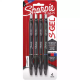 Picture of SHARPIE RETRACTABLE GEL INK PEN 0.7MM ASSORTED PACK 4