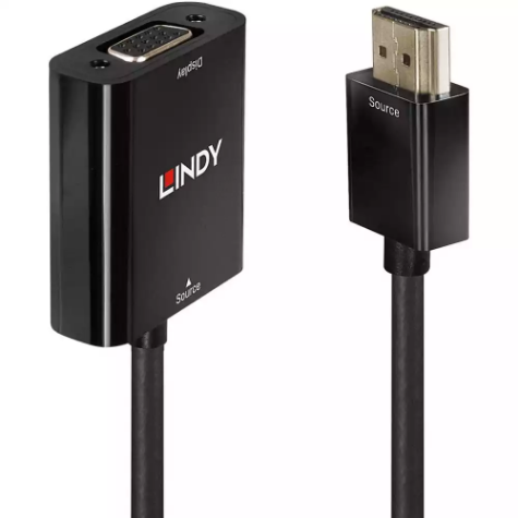 Picture of LINDY 38291 ADAPTER CONVERTER HDMI TO VGA 100MM BLACK