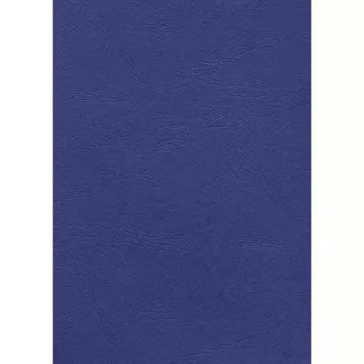 Picture of INITIATIVE BINDING COVER LEATHERGRAIN 350GSM A4 BLUE PACK 100