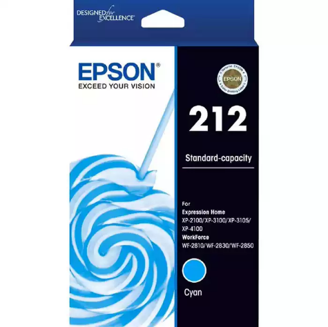 Picture of EPSON 212 INK CARTRIDGE CYAN