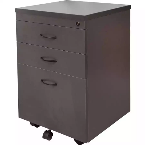 Picture of RAPID WORKER MOBILE PEDESTAL 3-DRAWER LOCKABLE 690 X 465 X 447MM IRONSTONE