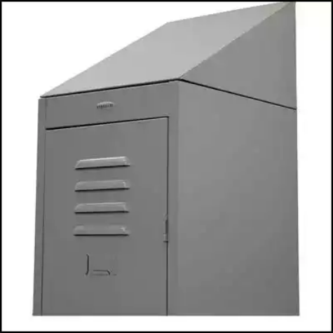 Picture of STEELCO SLOPING TOP FOR SINGLE LOCKER 380MM SILVER GREY