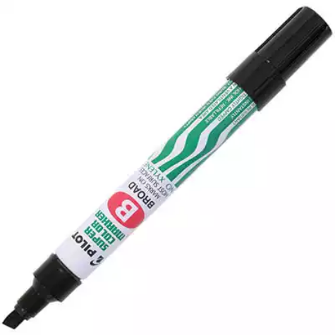 Picture of PILOT SCA-B SUPER COLOUR PERMANENT MARKER CHISEL 4.0MM BLACK