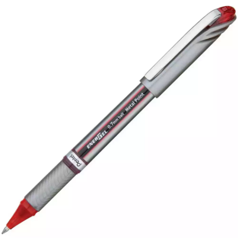 Picture of PENTEL BL27 ENERGEL GEL INK PEN 0.7MM RED