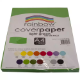 Picture of RAINBOW COVER PAPER 125GSM A4 LIGHT GREEN PACK 100