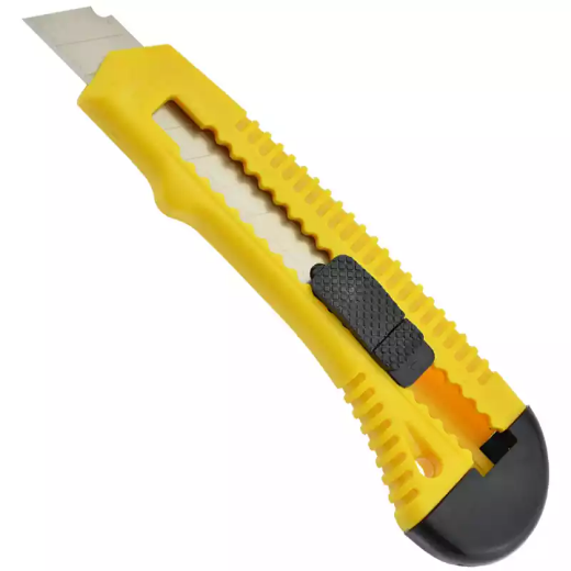 Picture of ITALPLAST I851 UTILITY CUTTING KNIFE 18MM YELLOW/BLACK