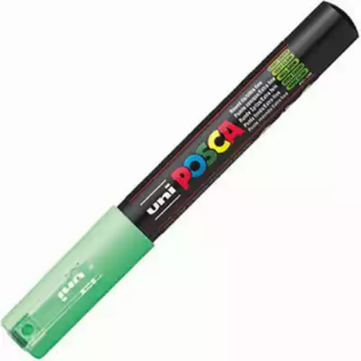 Picture of POSCA PC-1M PAINT MARKER BULLET EXTRA FINE 1.0MM LIGHT GREEN