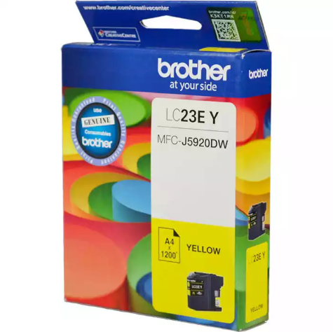 Picture of BROTHER LC23E INK CARTRIDGE YELLOW