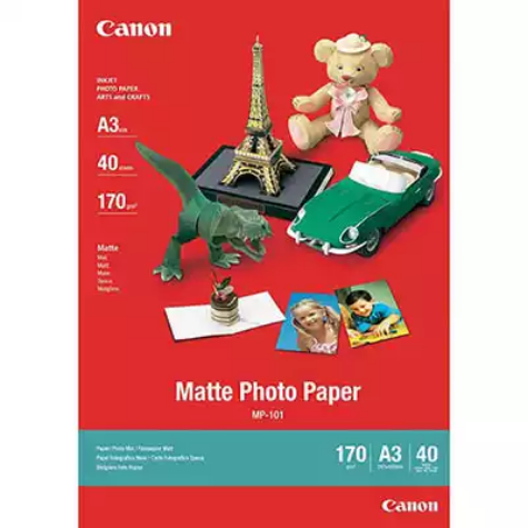 Picture of CANON MP-101 MATTE PHOTO PAPER 170GSM A3 WHITE PACK 40