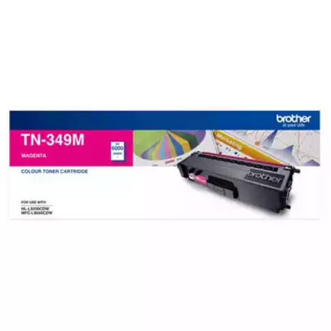 Picture of BROTHER TN349M TONER CARTRIDGE MAGENTA