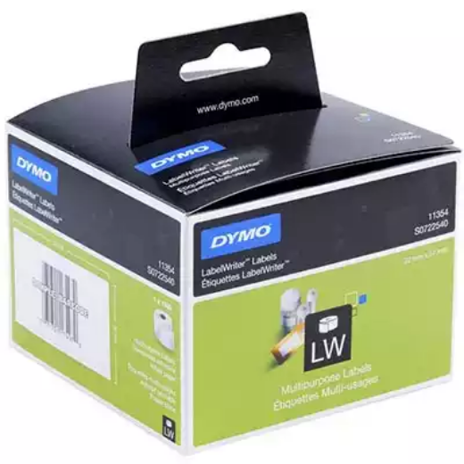 Picture of DYMO 99017 LW SUSPENSION FILE LABELS 12 X 50MM WHITE ROLL 220