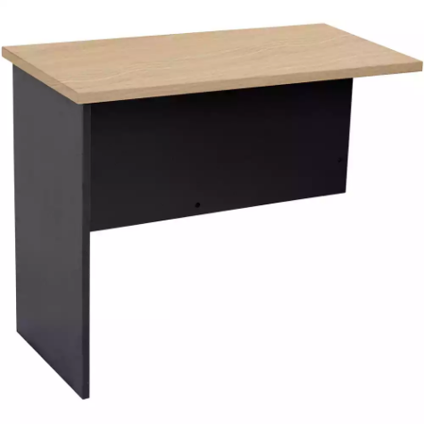 Picture of RAPID WORKER CWR3 WORKSTATION DESK RETURN 300 X 600MM OAK/IRONSTONE