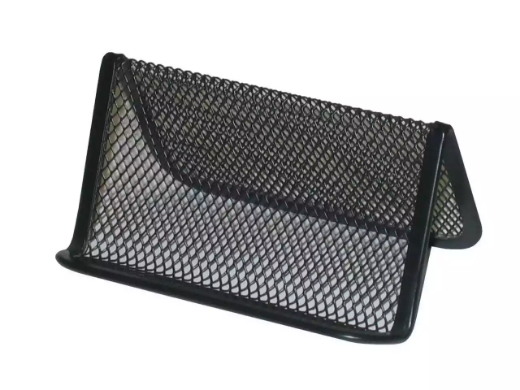 Picture of ITALPLAST WIRE MESH BUSINESS CARD HOLDER BLACK