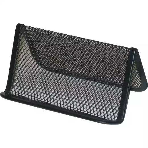 Picture of ITALPLAST WIRE MESH BUSINESS CARD HOLDER BLACK