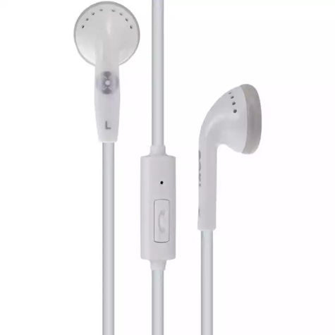 Picture of MOKI STEREO EARPHONES WITH IN-LINE MIC WHITE