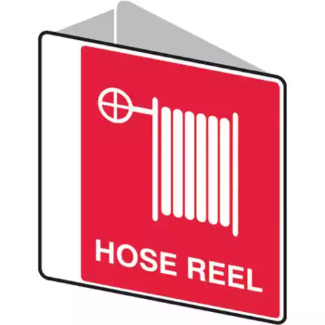 Picture of TRAFALGAR FIRE HOSE REEL SIGN DOUBLE SIDED 225 X 225MM